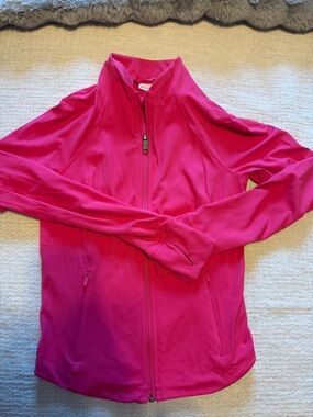 Athleta Hot Pink Full-Zip Utility Jacket